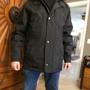 MEN'S 100% POLYESTER RAIN COAT